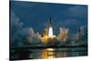 Shuttle Columbia Lifting Off-null-Stretched Canvas
