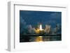 Shuttle Columbia Lifting Off-null-Framed Photographic Print