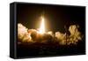 Shuttle Discovery Launch Poster-null-Framed Stretched Canvas