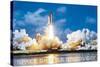 Shuttle Discovery Launch-null-Stretched Canvas