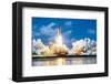 Shuttle Discovery Launch-null-Framed Art Print