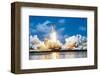 Shuttle Discovery Launch-null-Framed Art Print