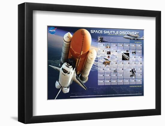 Shuttle Discovery Missions-null-Framed Art Print