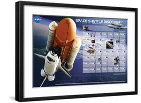 Shuttle Discovery Missions-null-Framed Art Print