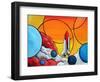 Shuttle Liftoff-Cindy Thornton-Framed Art Print