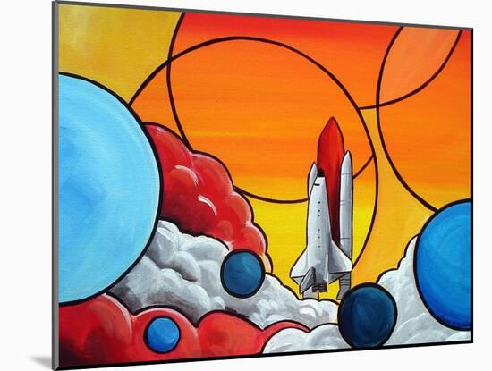 Shuttle Liftoff-Cindy Thornton-Mounted Art Print