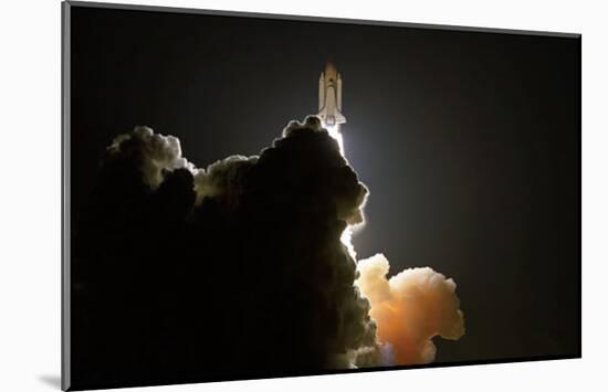 Shuttle Taking Off-null-Mounted Poster