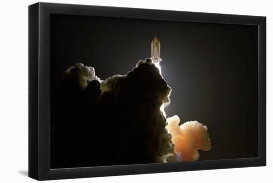 Shuttle Taking Off-null-Framed Poster