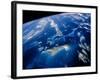 Shuttle View of Part of the Bahamas Archpelago-null-Framed Photographic Print