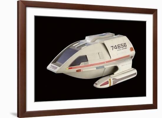 Shuttlecraft Tereshkova Miniature Model, Used in 'Star Trek: Voyager', C.1995-null-Framed Giclee Print