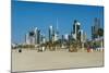 Shuwaikh beach and skyline of Kuwait City, Kuwait, Middle East-Michael Runkel-Mounted Photographic Print