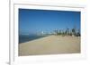 Shuwaikh beach and skyline of Kuwait City, Kuwait, Middle East-Michael Runkel-Framed Photographic Print