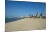 Shuwaikh beach and skyline of Kuwait City, Kuwait, Middle East-Michael Runkel-Mounted Photographic Print