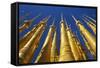 Shwe Inn Thein Paya on Inle Lake-Jon Hicks-Framed Stretched Canvas