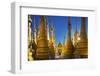 Shwe Inn Thein Paya on Inle Lake-Jon Hicks-Framed Photographic Print