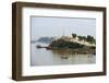 Shwe Kyet Yet Temple and Ayeyarwady (Irrawaddy) River, Mandalay, Myanmar (Burma), Asia-Christian Kober-Framed Photographic Print