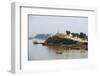 Shwe Kyet Yet Temple and Ayeyarwady (Irrawaddy) River, Mandalay, Myanmar (Burma), Asia-Christian Kober-Framed Photographic Print