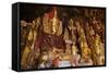 Shwe Umin Pagoda Paya, Buddha Images Inside the Limestone Gold Buddha Caves, Pindaya-Stephen Studd-Framed Stretched Canvas