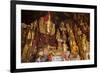 Shwe Umin Pagoda Paya, Buddha Images Inside the Limestone Gold Buddha Caves, Pindaya-Stephen Studd-Framed Photographic Print