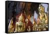 Shwe Umin Pagoda Paya, Buddha Images Inside the Limestone Gold Buddha Caves, Pindaya-Stephen Studd-Framed Stretched Canvas