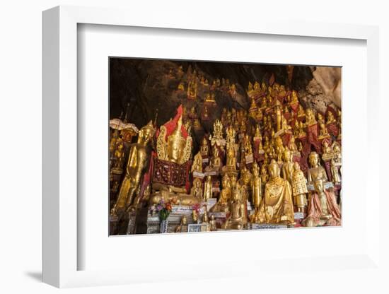 Shwe Umin Pagoda Paya, Buddha Images Inside the Limestone Gold Buddha Caves, Pindaya-Stephen Studd-Framed Photographic Print