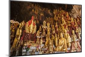 Shwe Umin Pagoda Paya, Buddha Images Inside the Limestone Gold Buddha Caves, Pindaya-Stephen Studd-Mounted Photographic Print