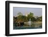 Shwedagon, Kan Daw Gyi Lake and Park, Old City, Yangon (Rangoon), Myanmar (Burma), Asia-Nathalie Cuvelier-Framed Photographic Print