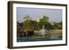 Shwedagon, Kan Daw Gyi Lake and Park, Old City, Yangon (Rangoon), Myanmar (Burma), Asia-Nathalie Cuvelier-Framed Photographic Print