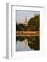 Shwedagon, Kan Daw Gyi Lake and Park, Old City, Yangon (Rangoon), Myanmar (Burma), Asia-Nathalie Cuvelier-Framed Photographic Print