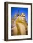 Shwedagon Pagoda in Yangon, Myanmar (Burma) Lit at Dusk-Merrill Images-Framed Photographic Print