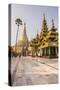 Shwedagon Pagoda (Shwedagon Zedi Daw) (Golden Pagoda), Yangon (Rangoon), Myanmar (Burma), Asia-Matthew Williams-Ellis-Stretched Canvas