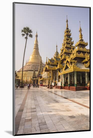 Shwedagon Pagoda (Shwedagon Zedi Daw) (Golden Pagoda), Yangon (Rangoon), Myanmar (Burma), Asia-Matthew Williams-Ellis-Mounted Photographic Print