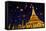 Shwedagon Pagoda with Larntern in the Sky, Yangon Myanmar-Krunja-Framed Stretched Canvas