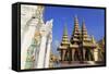 Shwedagon Pagoda, Yangon (Rangoon), Myanmar (Burma), Asia-Richard Cummins-Framed Stretched Canvas