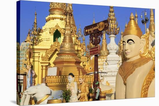 Shwedagon Pagoda, Yangon (Rangoon), Myanmar (Burma), Asia-Richard Cummins-Stretched Canvas