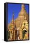 Shwedagon Pagoda, Yangon (Rangoon), Myanmar (Burma), Asia-Richard Cummins-Framed Stretched Canvas