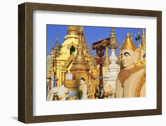 Shwedagon Pagoda, Yangon (Rangoon), Myanmar (Burma), Asia-Richard Cummins-Framed Photographic Print