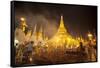 Shwedagon Pagoda, Yangon (Rangoon), Myanmar (Burma), Asia-Colin Brynn-Framed Stretched Canvas