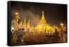 Shwedagon Pagoda, Yangon (Rangoon), Myanmar (Burma), Asia-Colin Brynn-Framed Stretched Canvas