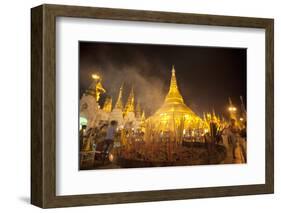 Shwedagon Pagoda, Yangon (Rangoon), Myanmar (Burma), Asia-Colin Brynn-Framed Photographic Print