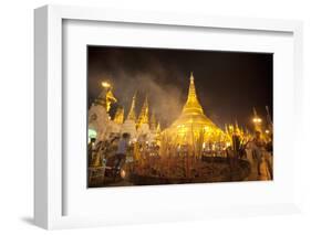 Shwedagon Pagoda, Yangon (Rangoon), Myanmar (Burma), Asia-Colin Brynn-Framed Photographic Print