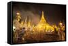 Shwedagon Pagoda, Yangon (Rangoon), Myanmar (Burma), Asia-Colin Brynn-Framed Stretched Canvas