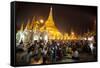 Shwedagon Pagoda, Yangon (Rangoon), Myanmar (Burma), Asia-Colin Brynn-Framed Stretched Canvas