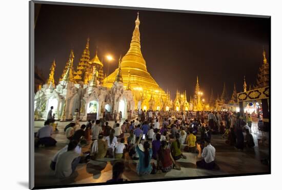 Shwedagon Pagoda, Yangon (Rangoon), Myanmar (Burma), Asia-Colin Brynn-Mounted Photographic Print