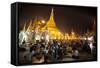 Shwedagon Pagoda, Yangon (Rangoon), Myanmar (Burma), Asia-Colin Brynn-Framed Stretched Canvas
