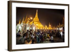 Shwedagon Pagoda, Yangon (Rangoon), Myanmar (Burma), Asia-Colin Brynn-Framed Photographic Print