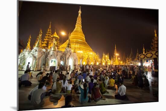 Shwedagon Pagoda, Yangon (Rangoon), Myanmar (Burma), Asia-Colin Brynn-Mounted Photographic Print