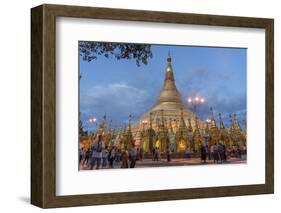 Shwedagon Pagoda, Yangon (Rangoon), Myanmar (Burma), Asia-Peter Schickert-Framed Photographic Print