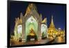 Shwedagon Paya at Dusk-Jon Hicks-Framed Photographic Print