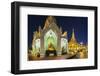 Shwedagon Paya at Dusk-Jon Hicks-Framed Photographic Print